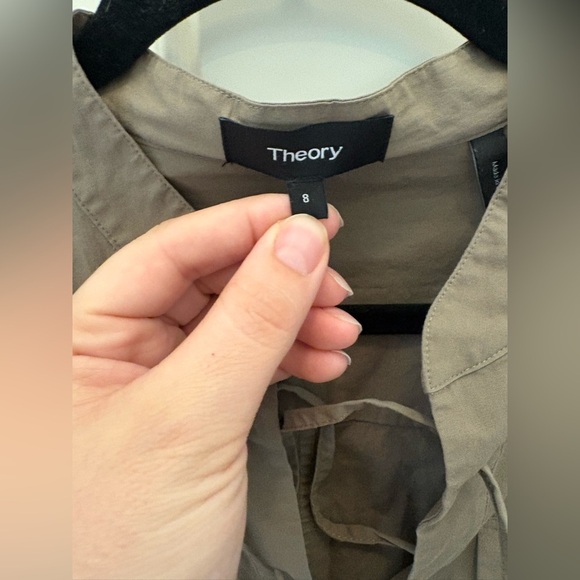 Theory Jullitah Light Poplin Dress in Size 8 - Picture 2 of 8